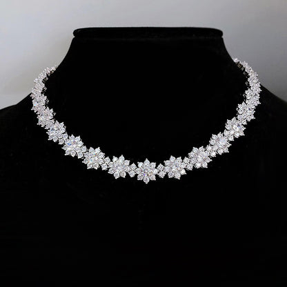 StylishPeople™ - Diamond Sunflower Collarbone Chain - Stylish People