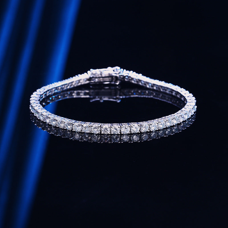 Elegant Moissanite Tennis Bracelet