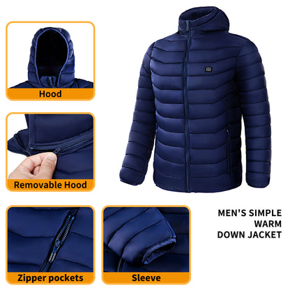 StylishPeople™ - Men's Heated Puffer Jacket - Stylish People