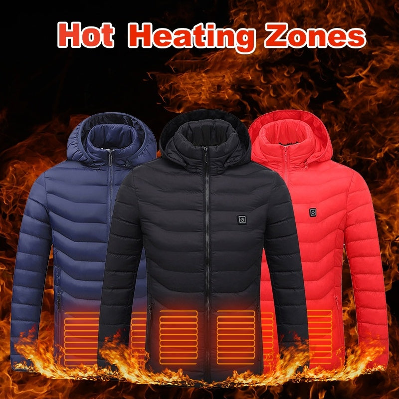 StylishPeople™ - Men's Heated Puffer Jacket - Stylish People