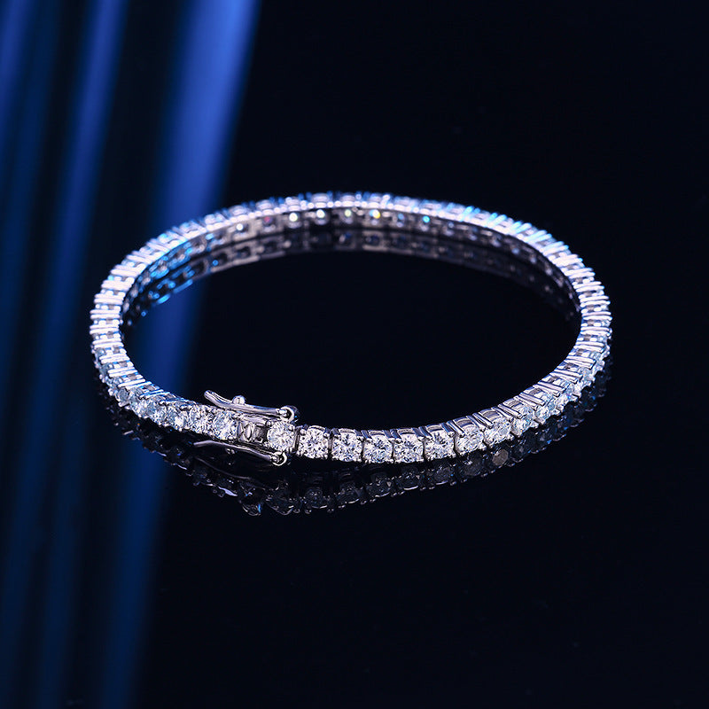 Elegant Moissanite Tennis Bracelet